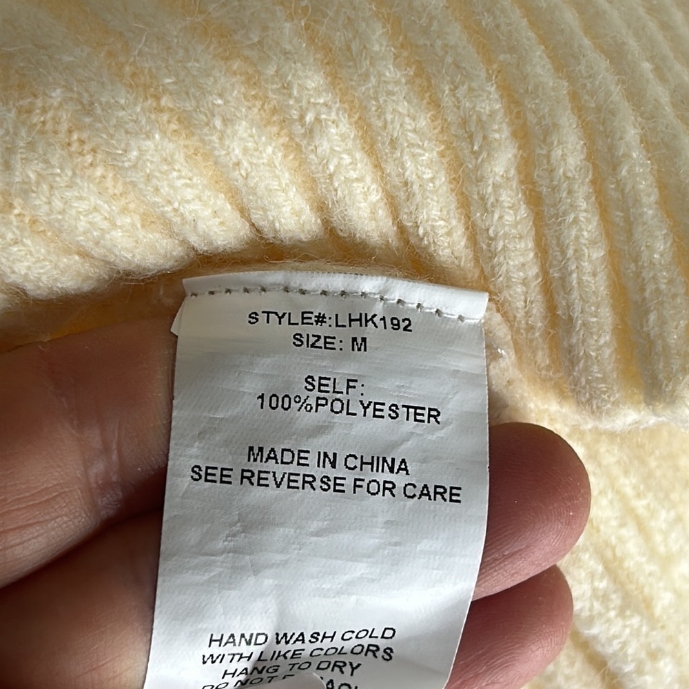 NWOT LOVE + HARMONY Fair Isle Cozy Cardigan Size Medium - Picture 8 of 14